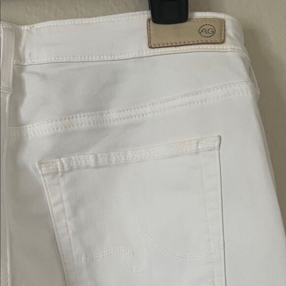 AG Adriano Goldschmied Prima Crop Cigarette Crop om Pearl White in SIze 28 - Picture 10 of 16